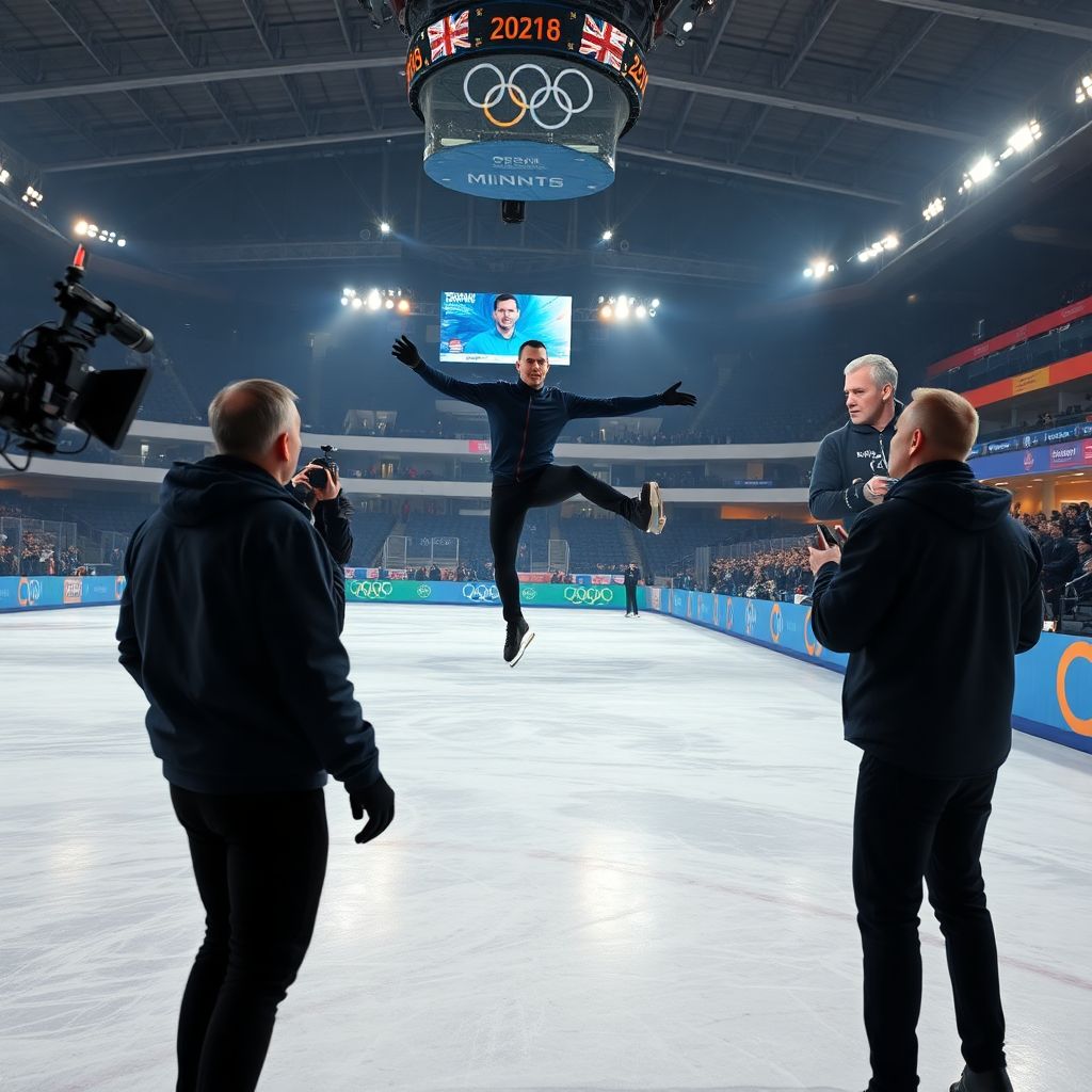 Трансляция тренировки Петра Гуменника перед дебютом на Олимпиаде в Милане