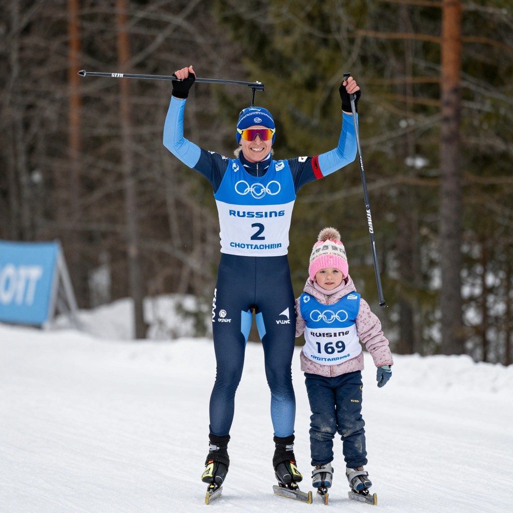 Наталья Терентьева выиграла чемпионат России по лыжероллерам после рождения второго ребенка